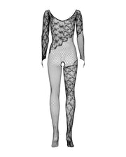 Obsessive F210 – bodystocking czarne S/M/L – zdjęcie 3 ze źródła PLAYROOM