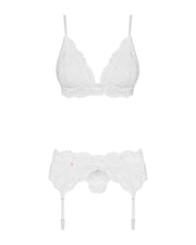 810-Seg Komplet Bielizny Biały L/Xl Obsessive — zdjęcie produktu od PLAYROOM