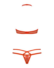 838-Set-3 Komplet 2-Częściowy Czerwony S/M Obsessive — zdjęcie produktu od PLAYROOM