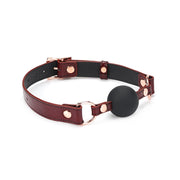 Knebel Wine Red Ball Gag Liebe Seele — zdjęcie produktu PLAYROOM