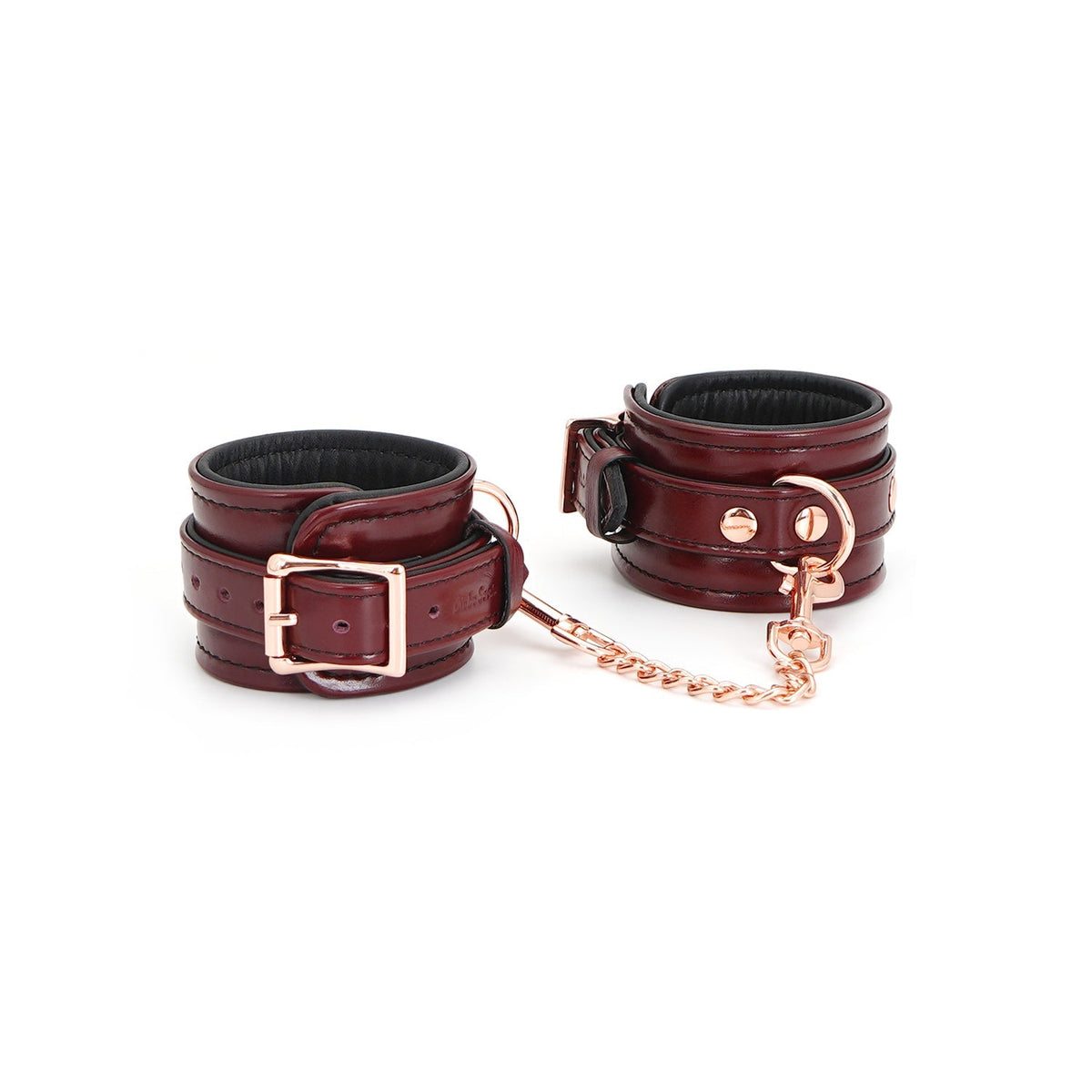 Kajdanki Wine Red Handcuffs Liebe Seele — zdjęcie produktu PLAYROOM