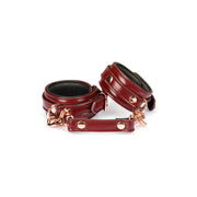 Kajdanki Wine Red Narrow Wrist Cuffs Liebe Seele — zdjęcie produktu PLAYROOM