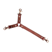 Uprząż Wine Red Collar And Wrist Restraint Harness Liebe Seele — zdjęcie produktu PLAYROOM