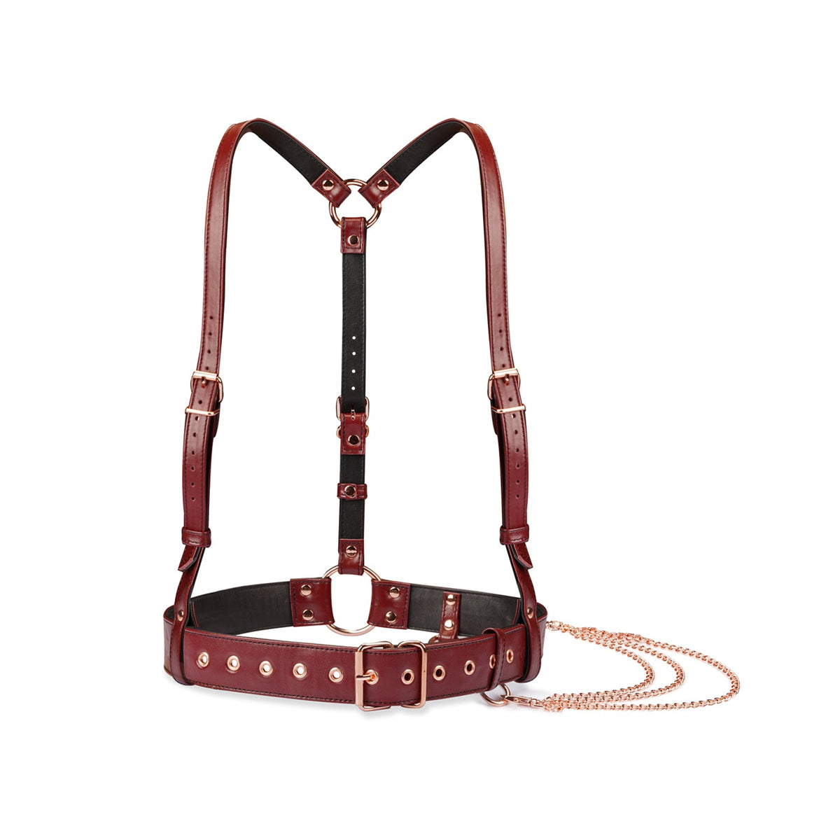 Uprząż Wine Red Body Harness Liebe Seele — zdjęcie produktu PLAYROOM
