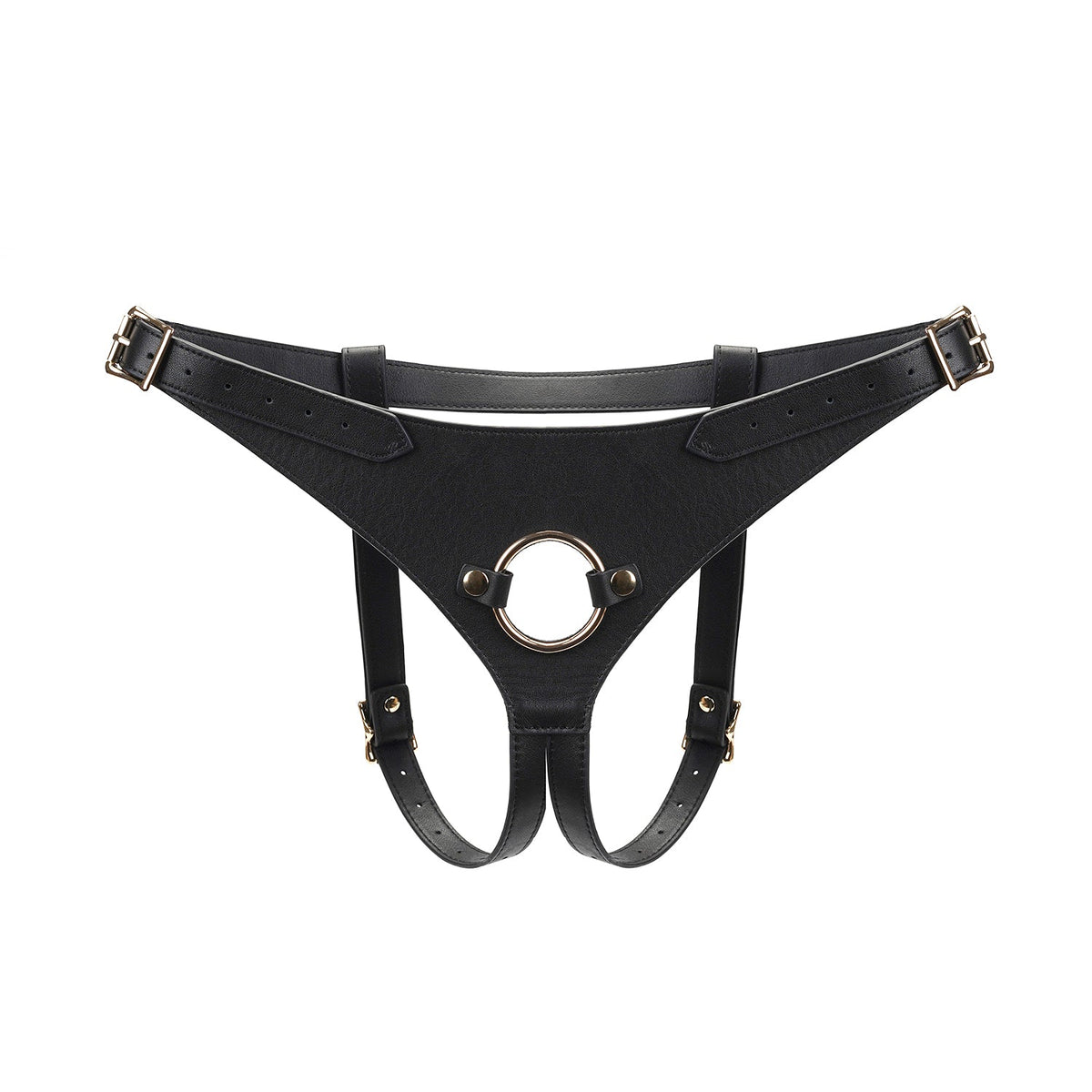 Liebe Seele Dark Secret Deluxe — skórzana uprząż strap-on — zdjęcie produktu PLAYROOM