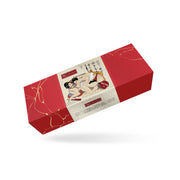 Kinbaku Ukiyoe Bal Gag With Red Rosy Leather Straps Liebe Seele — zdjęcie produktu PLAYROOM