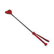 Szpicruta Kinbaku Ukiyoe Red Rosy Leather Crop Liebe Seele — zdjęcie produktu PLAYROOM