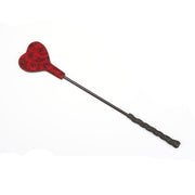 Szpicruta Kinbaku Ukiyoe Red Rosy Leather Mini Crop Liebe Seele — zdjęcie produktu PLAYROOM