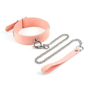 Obróżka Pink Organosilicon Collar With Leash Liebe Seele — zdjęcie produktu PLAYROOM