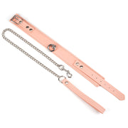 Obróżka Pink Organosilicon Collar With Leash Liebe Seele — zdjęcie produktu PLAYROOM