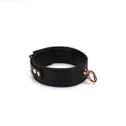 Obróżka Dark Candy Black Collar With Chain Leash Liebe Seele — zdjęcie produktu PLAYROOM