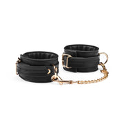 Kajdanki Black Organosilicon Wrist Cuffs Liebe Seele — zdjęcie produktu PLAYROOM