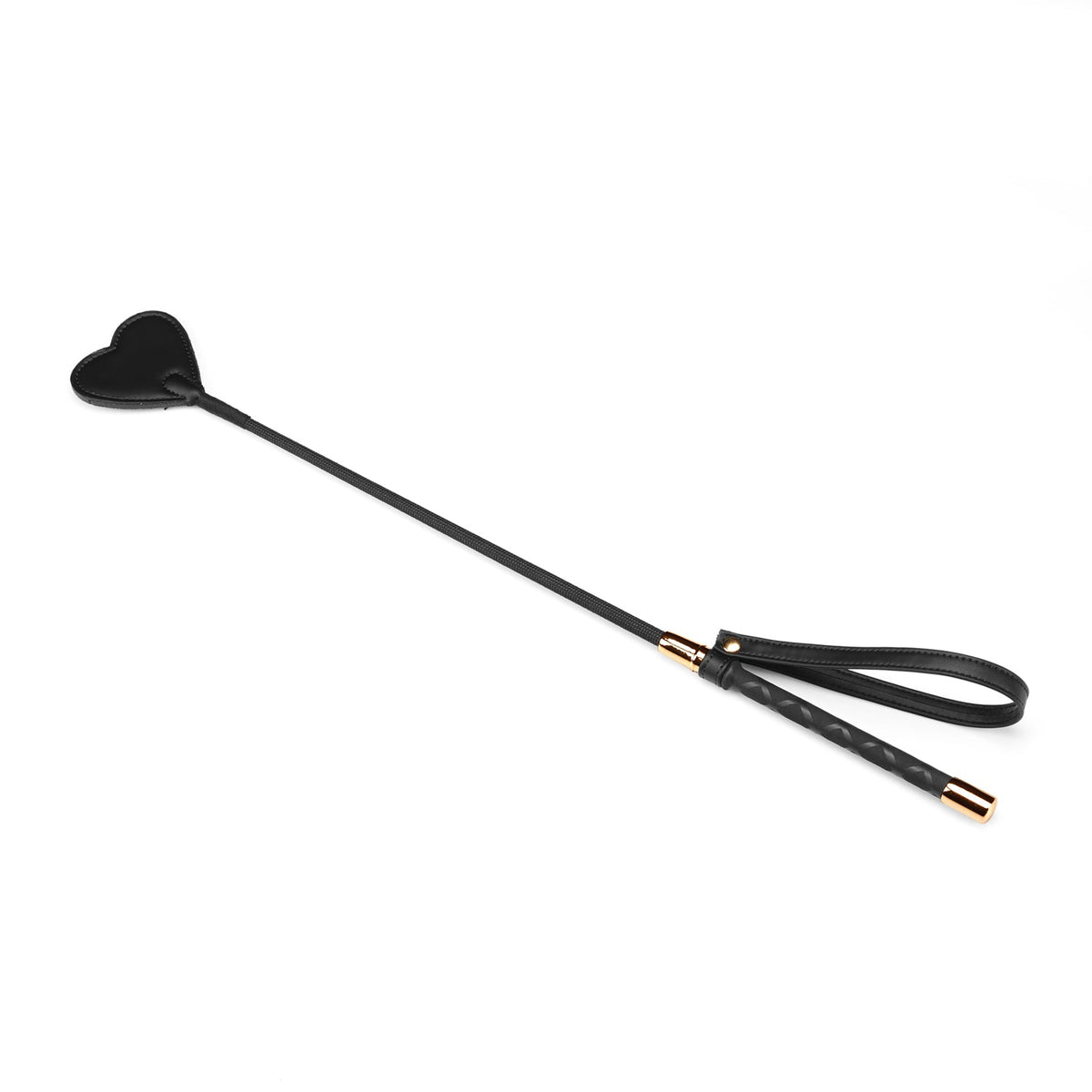 Szpicruta Black Organosilicon Riding Crop Liebe Seele — zdjęcie produktu PLAYROOM
