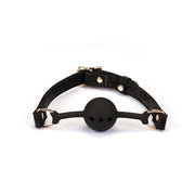Knebel Boudoir Amor Black Ball Gag Liebe Seele — zdjęcie produktu PLAYROOM