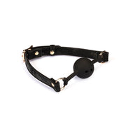 Knebel Boudoir Amor Black Ball Gag Liebe Seele — zdjęcie produktu PLAYROOM