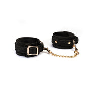 Kajdanki Boudoir Amor Black Wrist Cuffs Liebe Seele — zdjęcie produktu PLAYROOM