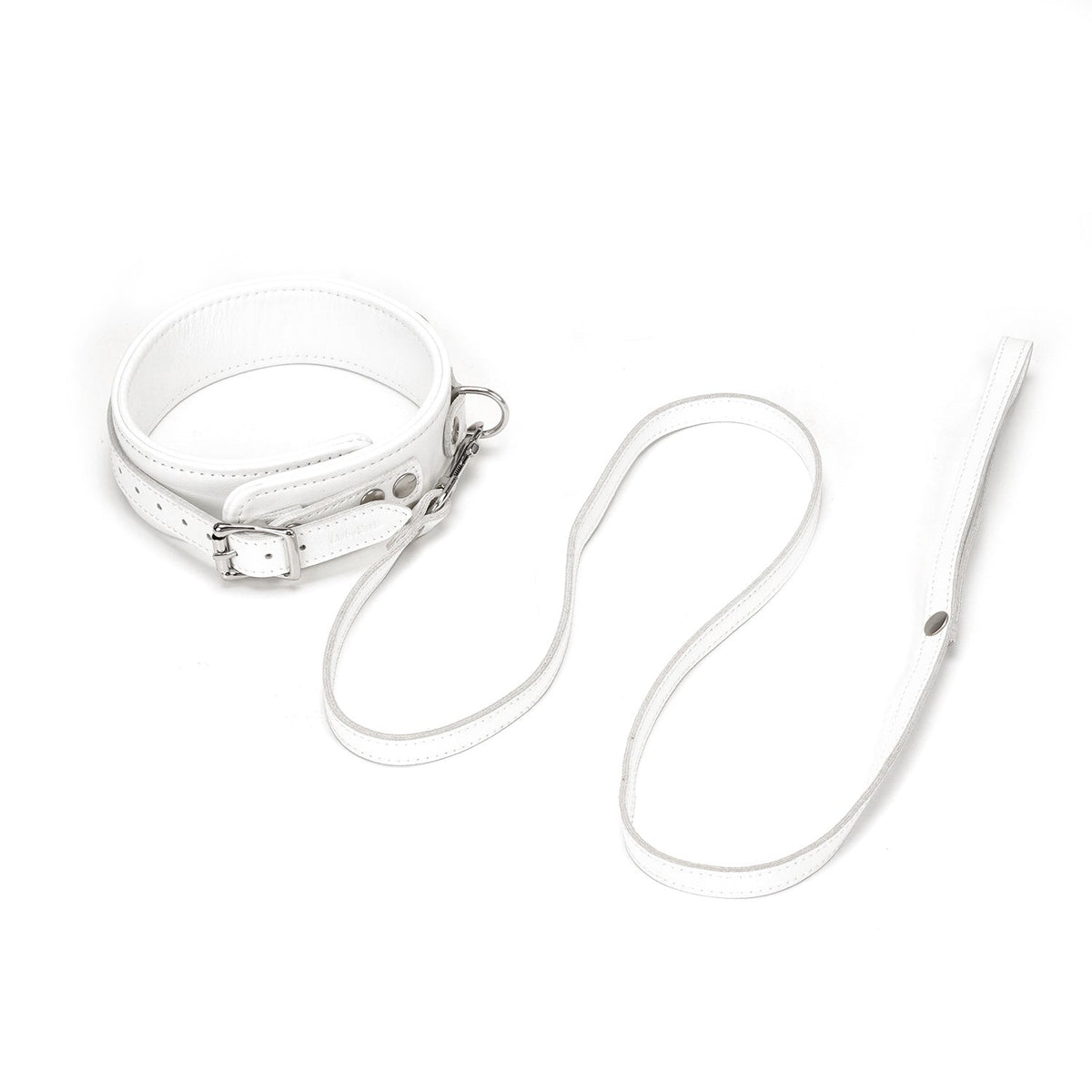 Obróżka Ze Smyczą Fuji White Collar With Leash Liebe Seele — zdjęcie produktu PLAYROOM