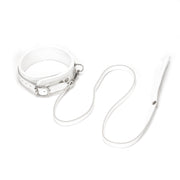 Obróżka Ze Smyczą Fuji White Collar With Leash Liebe Seele — zdjęcie produktu PLAYROOM