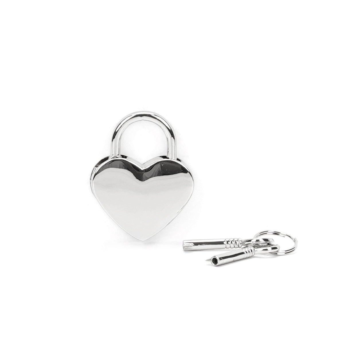 Kłódka Silver Heart Shape Padlock (2Pcs A Set) Liebe Seele — zdjęcie produktu PLAYROOM