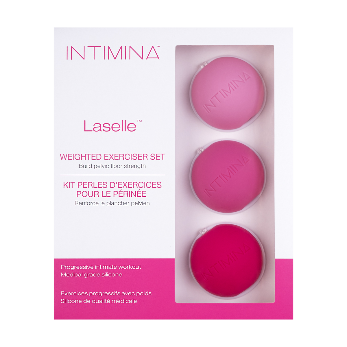 Kulki Do Ćwiczeń Mięśni Kegla Laselle Kegel Routine Intimina — zdjęcie produktu 1 od PLAYROOM