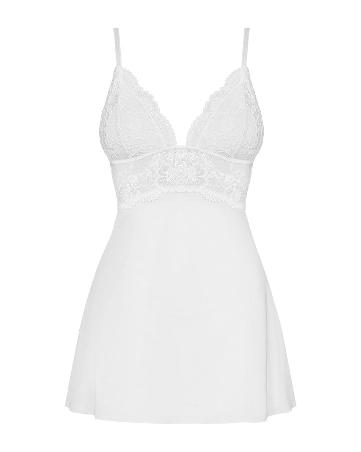 810-BAB-2 babydoll biały L/XL Obsessive — zdjęcie produktu od PLAYROOM