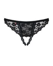 Letica stringi otwarte czarne L/XL Obsessive — zdjęcie produktu od PLAYROOM