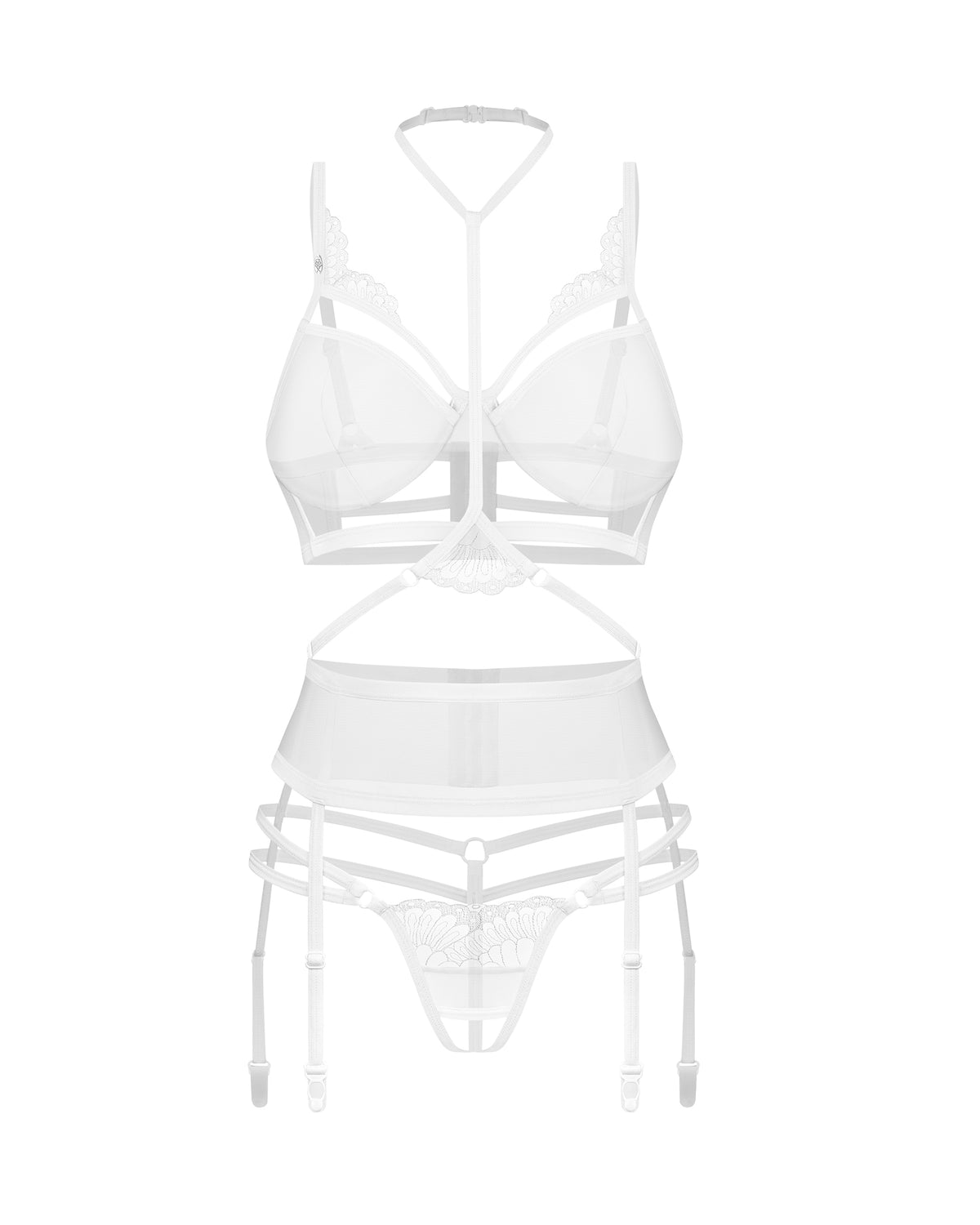 Komplet 3-Częściowy Premisis White 2Xl/3Xl Premium Obsessive — zdjęcie produktu od PLAYROOM