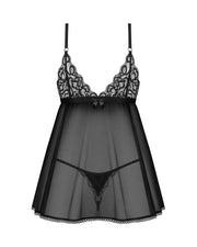 Babydoll i stringi XL/2XL Blomentis Obsessive — zdjęcie produktu od PLAYROOM