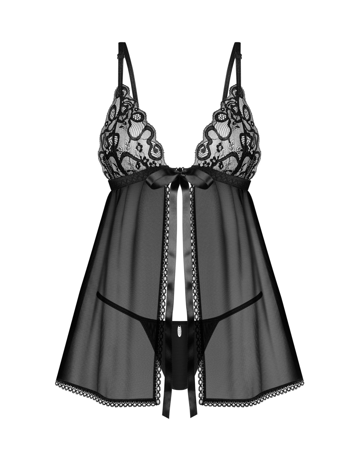 Babydoll i stringi XL/2XL Blomentis Obsessive — zdjęcie produktu od PLAYROOM