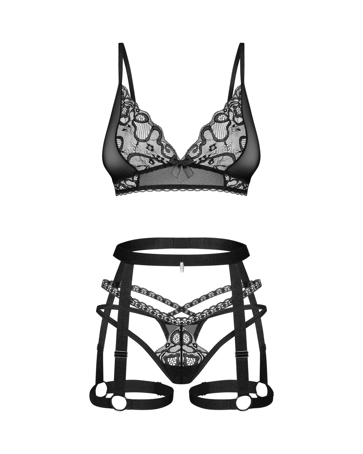 Komplet 3-częściowy M/L Blomentis Obsessive — zdjęcie produktu od PLAYROOM