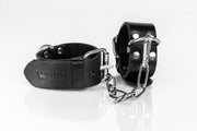Kajdanki wąskie czarne L Primal Bond Whips — zdjęcie produktu od PLAYROOM