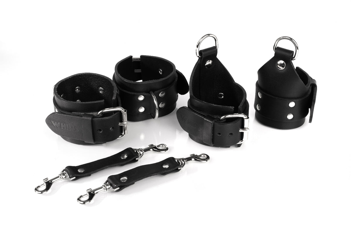 Kajdanki do Krzyża Świętego Andrzeja Primal Bond Whips — zdjęcie produktu od PLAYROOM