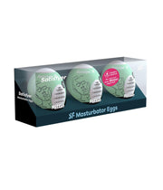 Zestaw masturbatorów Eggs set of 3 Riffle Satisfyer — zdjęcie produktu 2 od PLAYROOM