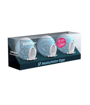 Zestaw masturbatorów Eggs set of 3 Savage Satisfyer — zdjęcie produktu od PLAYROOM