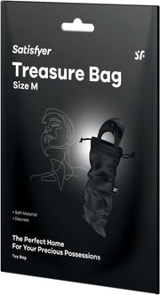 Satisfyer Treasure Bag M czarny – oryginalne opakowanie worka