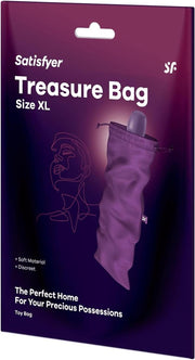Worek na zabawki erotyczne Treasure Bag XL Violet Satisfyer — zdjęcie produktu od PLAYROOM