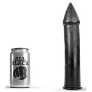 Dildo AB09 Torpedo 23 x 5.5cm All Black — zdjęcie produktu od PLAYROOM