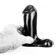 Dildo AB43 Piston 12 x 5cm All Black — zdjęcie produktu od PLAYROOM