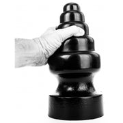 Korek analny AB53 Xmas 23 x 13.5cm All Black — zdjęcie produktu od PLAYROOM