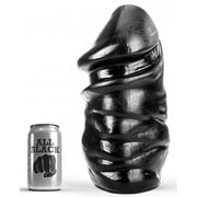 Dildo AB60 Goofy 30 x 15.5cm All Black — zdjęcie produktu od PLAYROOM