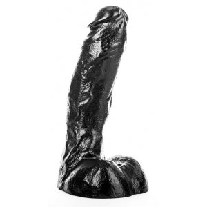 Dildo AB67 Ray 22 x 6,5 cm All Black — zdjęcie produktu od PLAYROOM