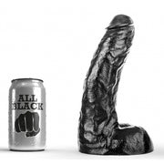 Dildo AB67 Ray 22 x 6,5 cm All Black — zdjęcie produktu od PLAYROOM