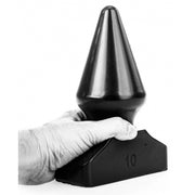 Korek analny AB81 Pop10 16 x 9cm All Black — zdjęcie produktu od PLAYROOM