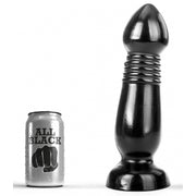 Korek analny AB89 Flesh Flute 25 x 7.5cm All Black — zdjęcie produktu od PLAYROOM