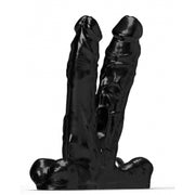 Podwójne dildo Steroid ABS03 Teamwork 25 x 7cm All Black — zdjęcie produktu 1 od PLAYROOM