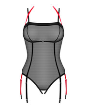 Body otwarte Glandez XL/2XL Obsessive — zdjęcie produktu od PLAYROOM