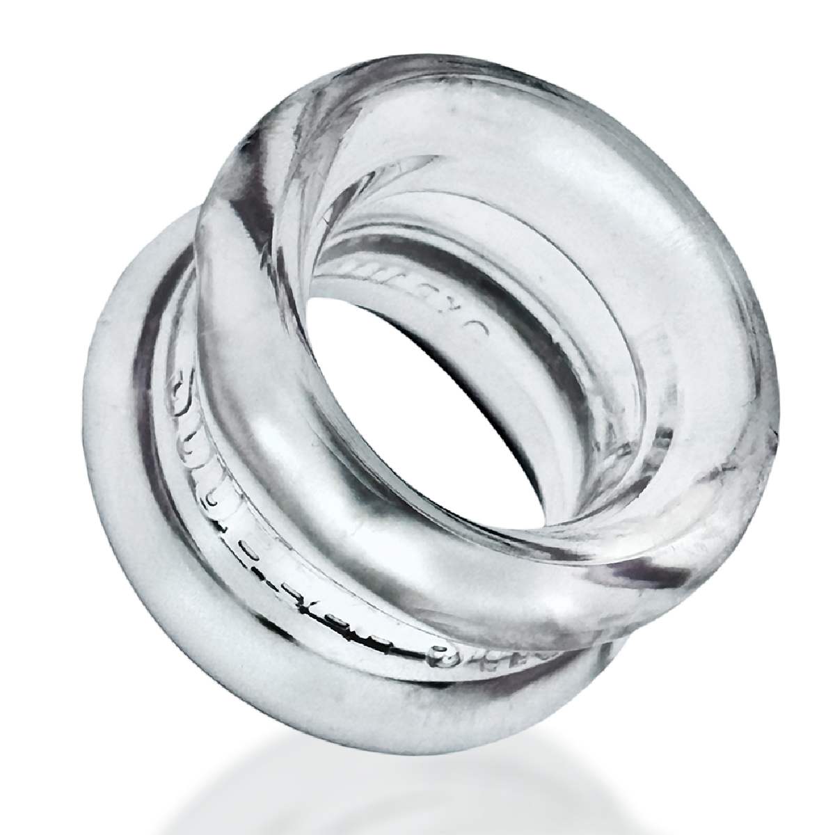 Naciagacz jąder [SIL/TPR] SQUEEZE SHORT Ballstretcher Clear Oxballs — zdjęcie produktu od PLAYROOM
