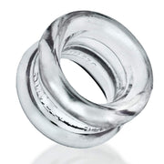 Naciagacz jąder [SIL/TPR] SQUEEZE SHORT Ballstretcher Clear Oxballs — zdjęcie produktu od PLAYROOM