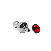 Korek analny Lollypop Double Ball Metal Plug L Red Wooomy — zdjęcie produktu 3 od PLAYROOM