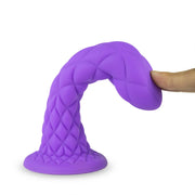 Dildo 18,5 cm Fantasy Line Dreamy (7") Purple Silexd — zdjęcie produktu 3 od PLAYROOM